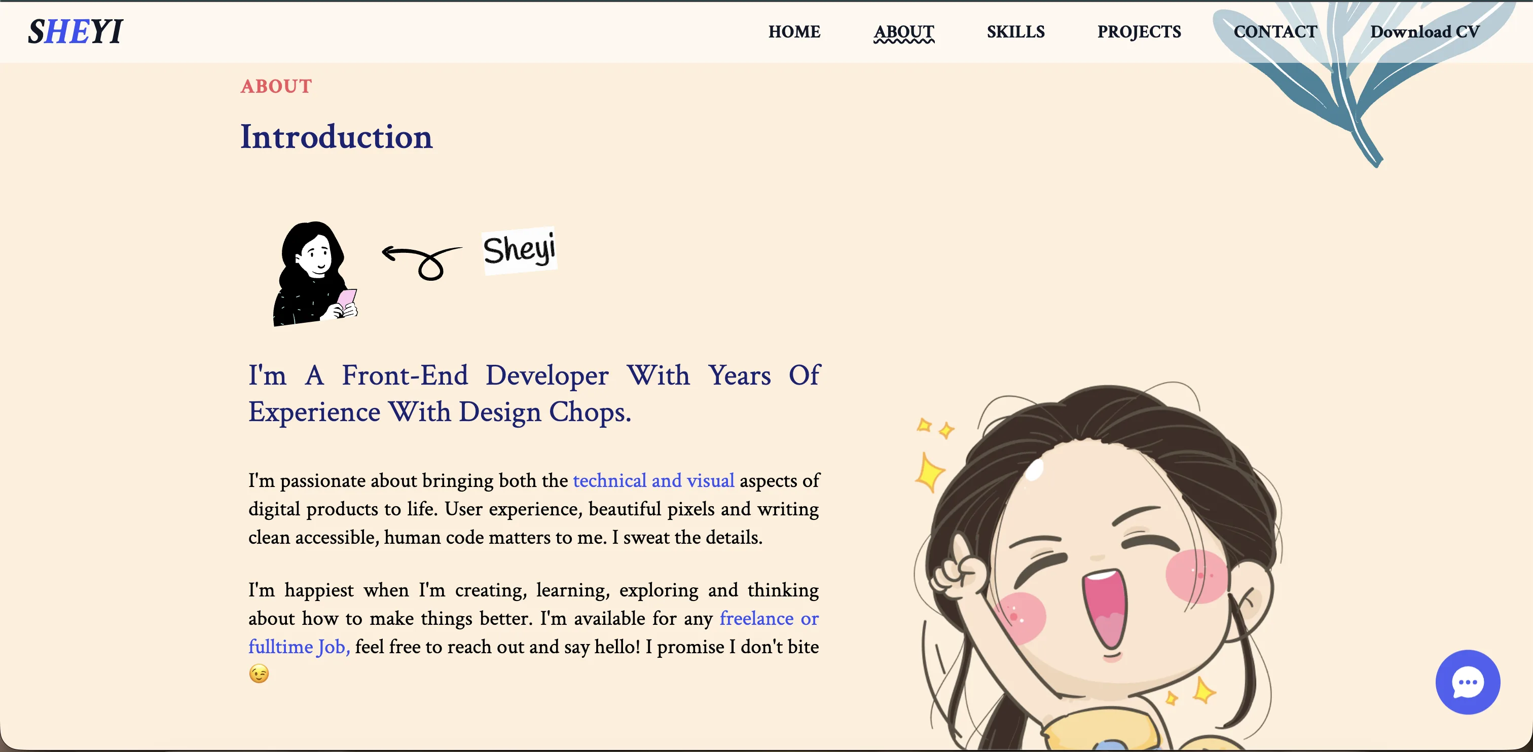 Old Portfolio screenshot 2