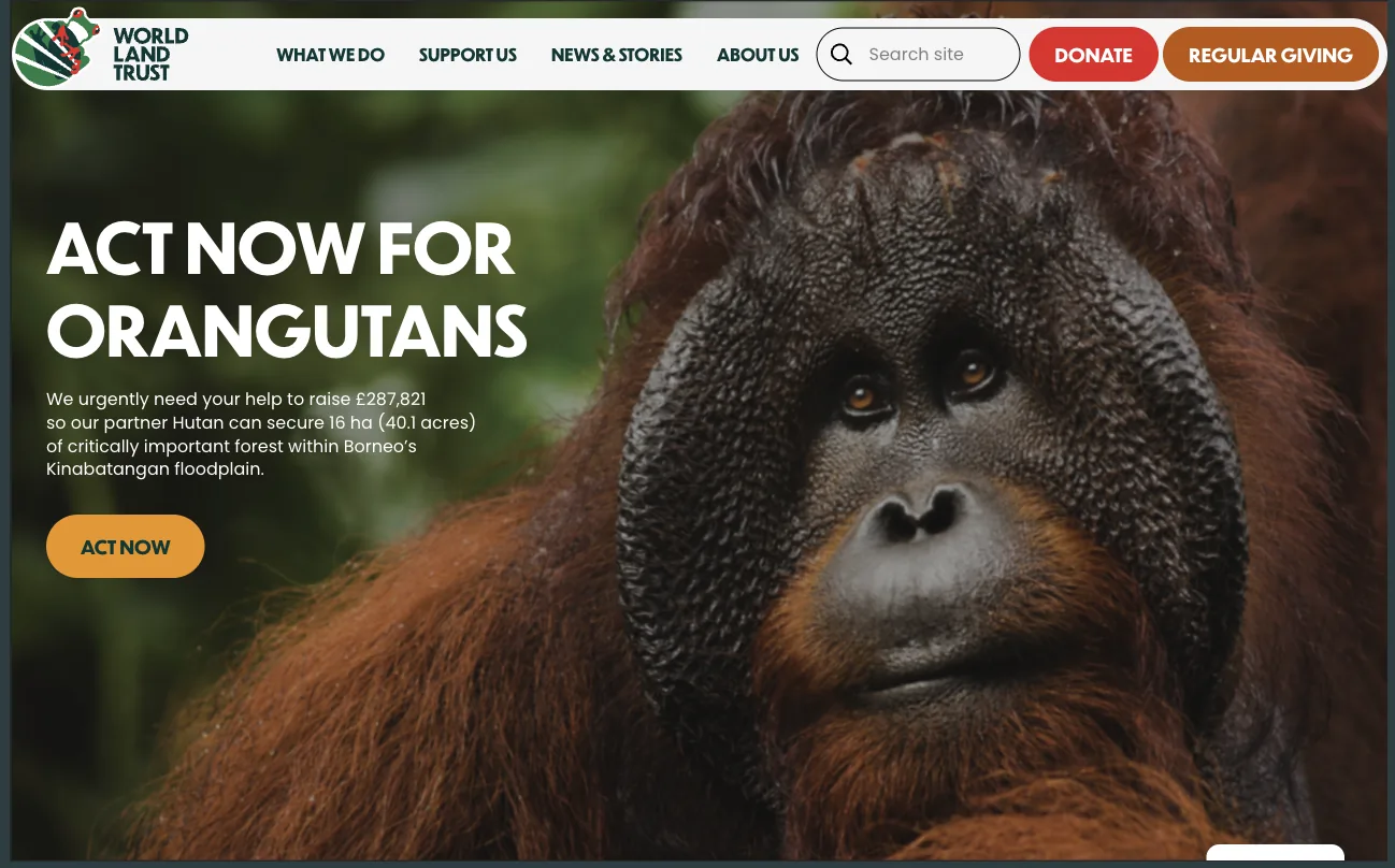 World Land Trust website